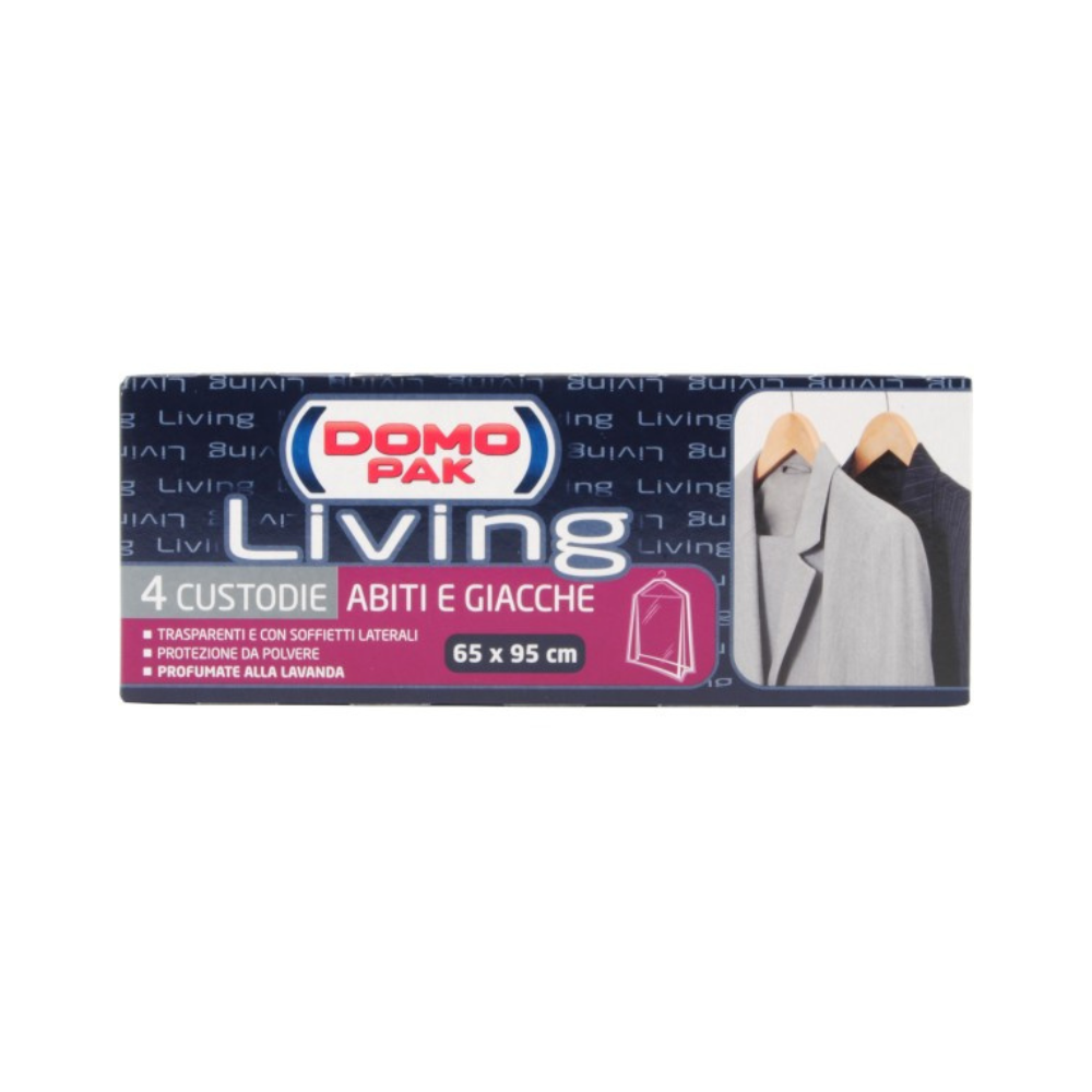 DOMOPAK LIVING CUSTODIE ABITI E GIACCHE 4pz