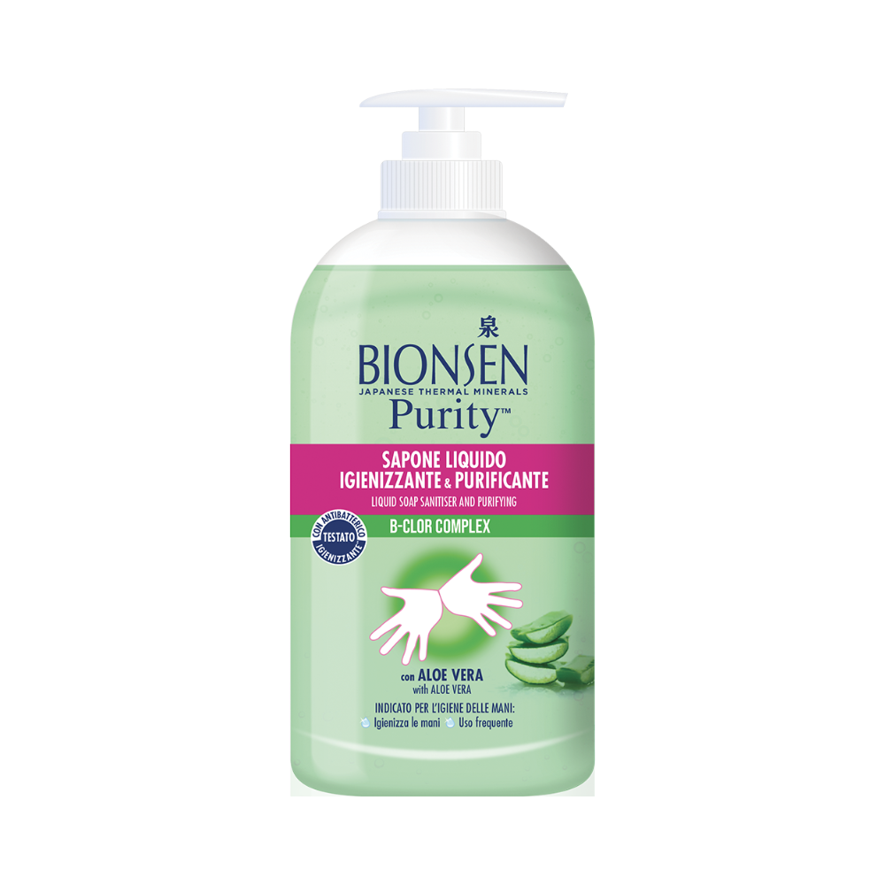 BIONSEN PURITY SAPONE MANI LIQUIDO CON ALOE VERA 500ml