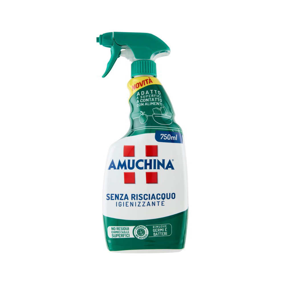 AMUCHINA - SPRAY DISINFETTANTE SENZA RISCIACQUO - 750ml
