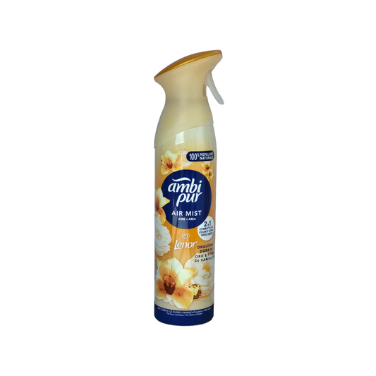 AMBIPUR - AIR MIST SPRAY AMBIENTE LENOR ORO E FIORI DI VANIGLIA - 185ML