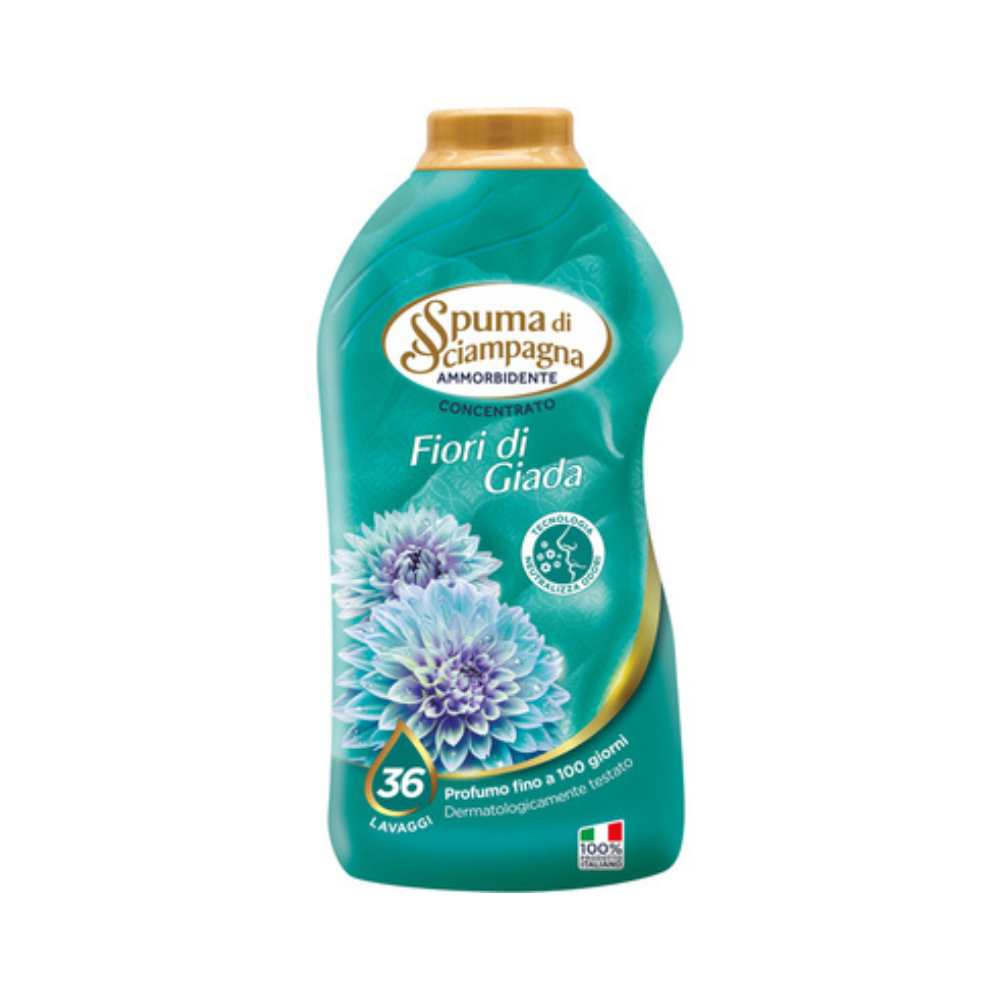 SPUMA DI SCIAMPAGNA - AMORBIDENTE CONCENTRATO FIORI DI GIADA - 36 LAVAGGI