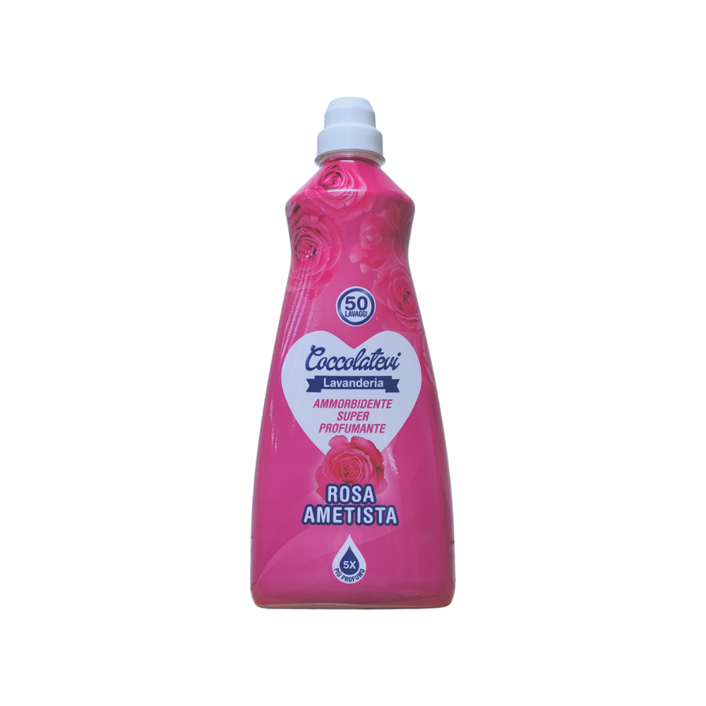 COCCOLATEVI - AMMORBIDENTE PROFUMATO ROSA AMETISTA 50 LAVAGGI - 1,25L