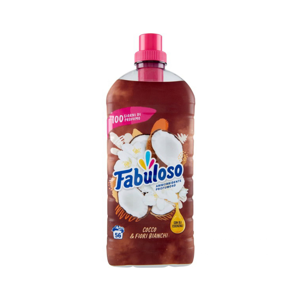 FABULOSO - AMMORBIDENTE PROFUMATO COCCO E FIORI BIANCHI 56 LAVAGGI - 1,25L