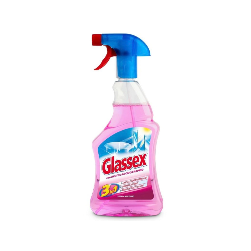 GLASSEX - DETERGENTE VETRI SPRAY ACETO - 500ML