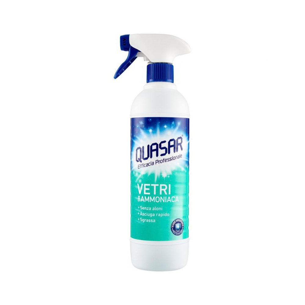 QUASAR - DETERGENTE VETRI SPRAY CON AMMONIACA - 580ML