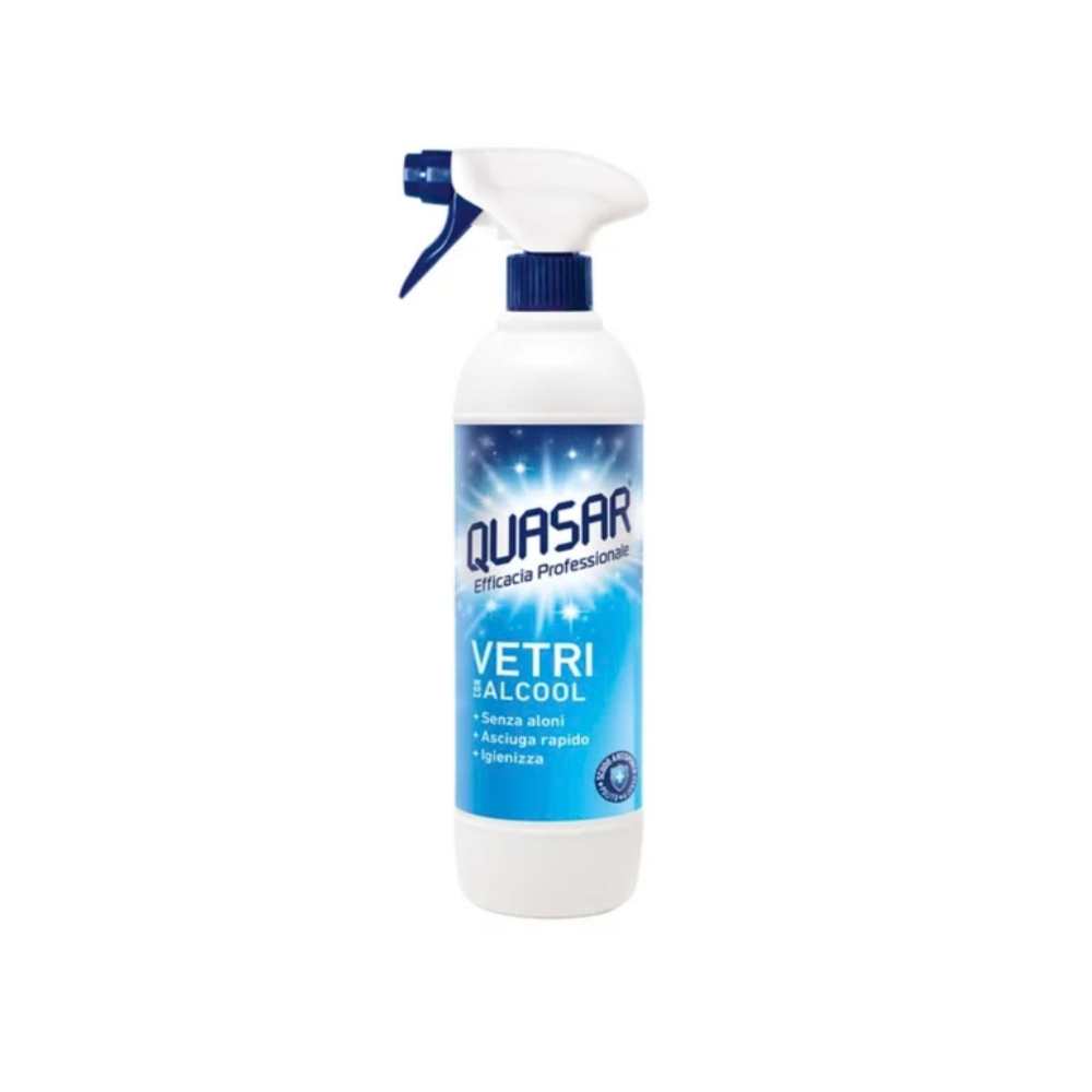 QUASAR - DETERGENTE VETRI SPRAY CON ALCOOL - 580ML