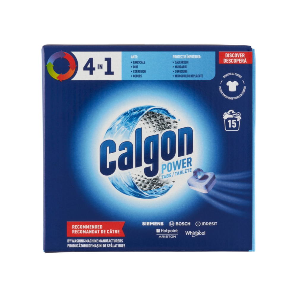 CALGON - TABS 4 IN 1 PER LAVATRICE - 15PZ