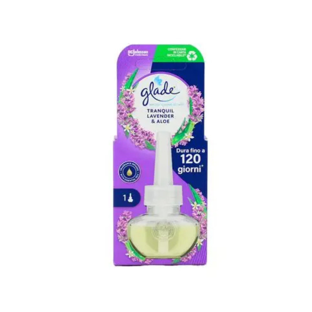 GLADE - ELECTRIC SCENTED OIL RICARICA LAVANDA E ALOE - 20ML