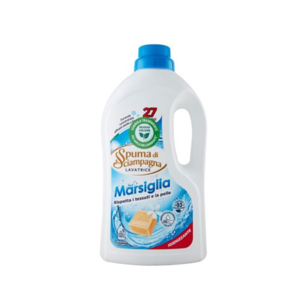 SPUMA DI SCIAMPAGNA - DETERSIVO LAVATRICE LIQUIDO MARSIGLIA - 27 LAVAGGI