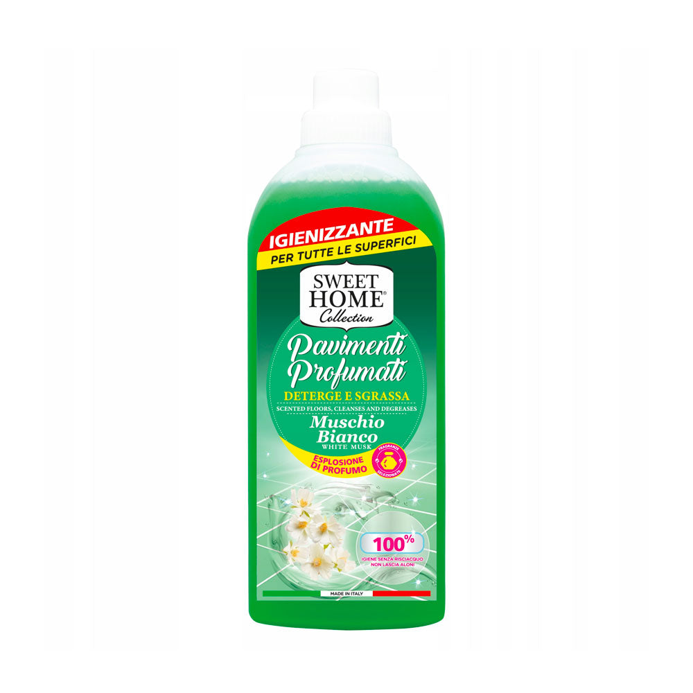 SWEET HOME - DETERGENTE PAVIMENTI IGIENIZZANTE MUSCHIO BIANCO 1L