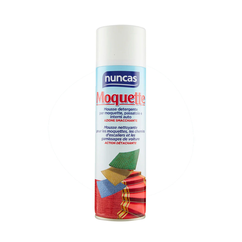 NUNCAS - MOQUETTE SPRAY SMACCHIANTE MOQUETTE E TAPPETI - 500ML