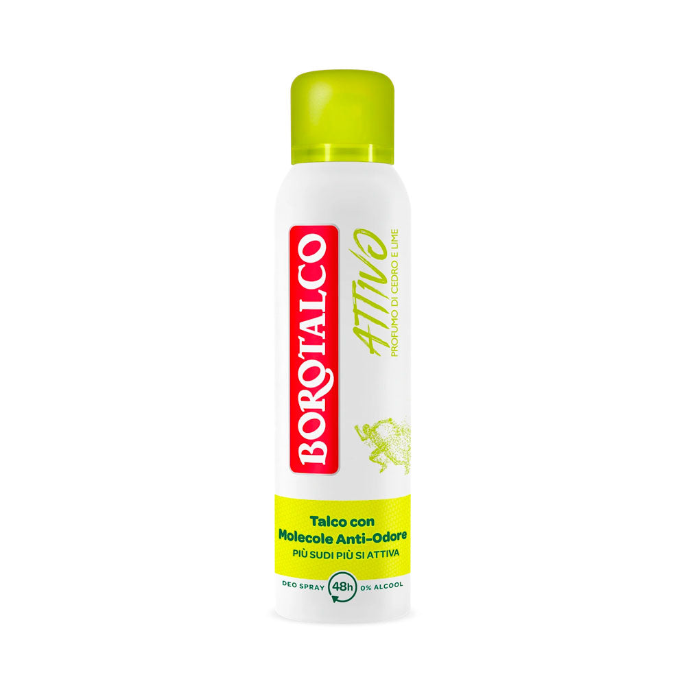 BOROTALCO - DEODORANTE SPRAY 48H ATTIVO GIALLO 150ml