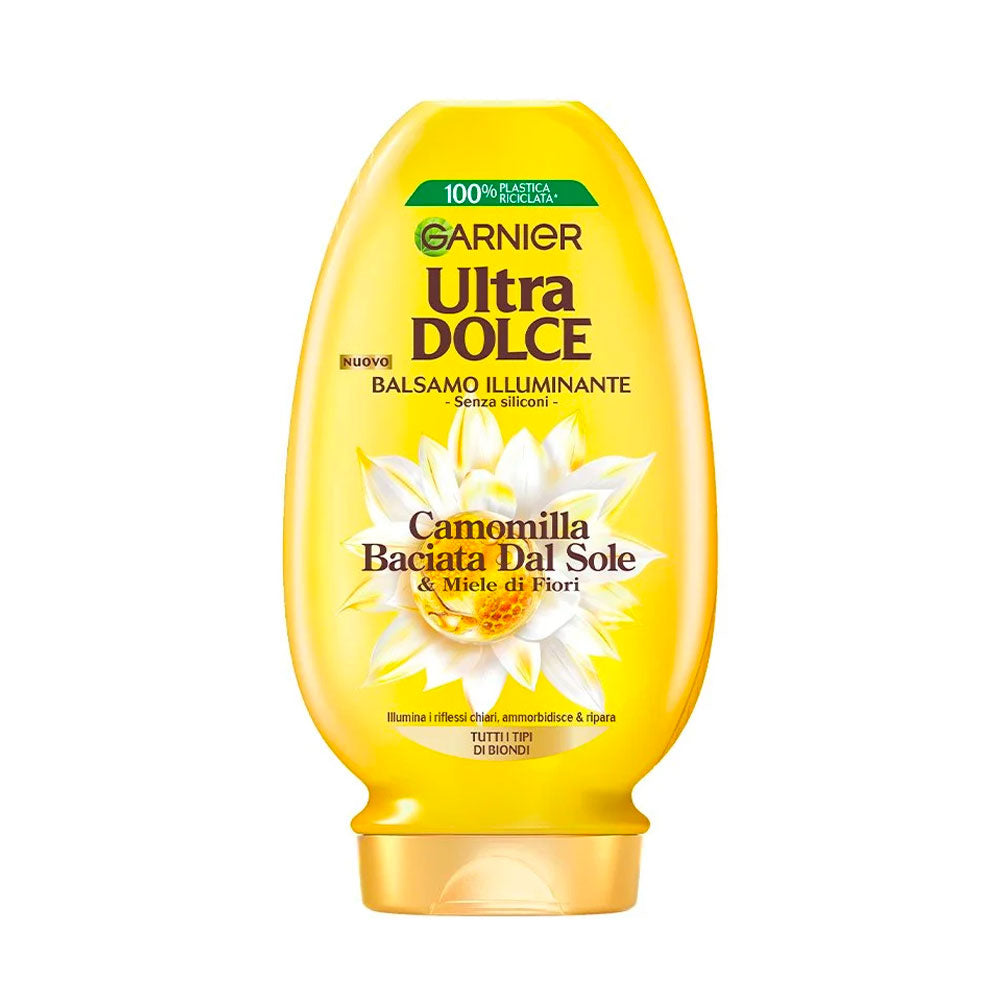 GARNIER - ULTRA DOLCE BALSAMO ILLUMINANTE CAMOMILLA BACIATA DAL SOLE E MIELE DI FIORI - 200ML