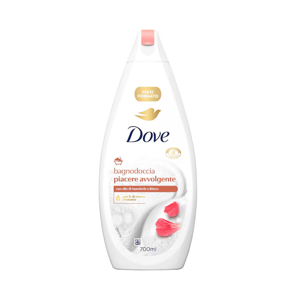 DOVE - BAGNODOCCIA PIACERE AVVOLGENTE CON OLIO DI MANDORLE E IBISCO 700ml