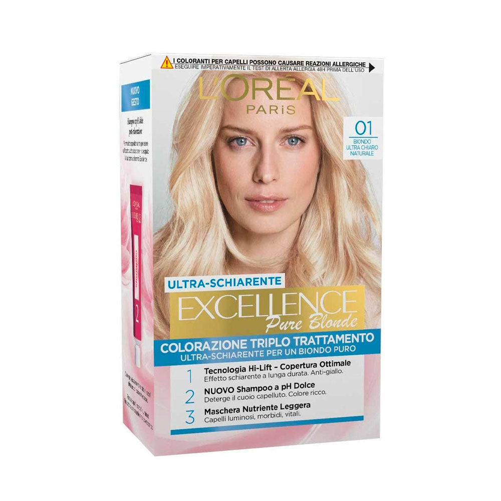 L'ORÉAL PARIS - EXCELLENCE CRÈME BIONDO ULTRA CHIARO NATURALE 01