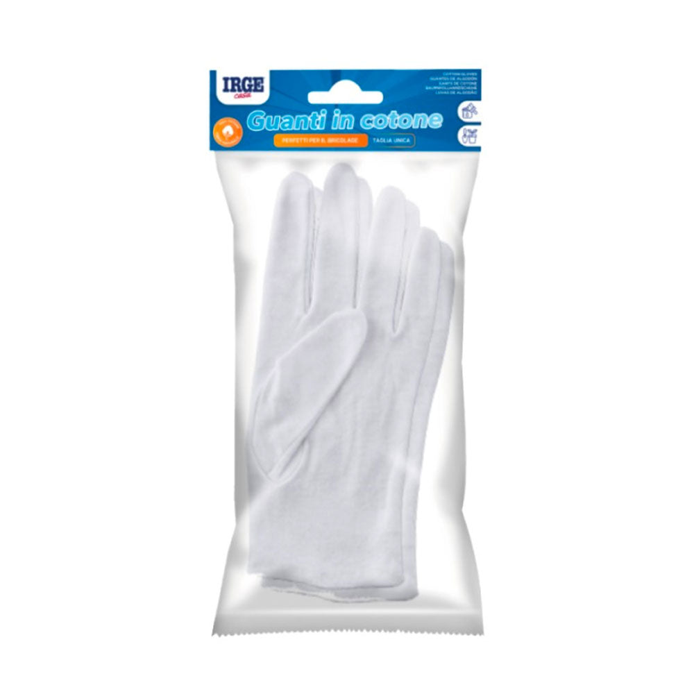 IRGE - GUANTI IN COTONE BIANCO