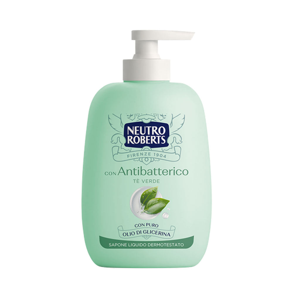 NEUTRO ROBERTS - SAPONE LIQUIDO ANTIBATERICO TE' VERDE - 400ML