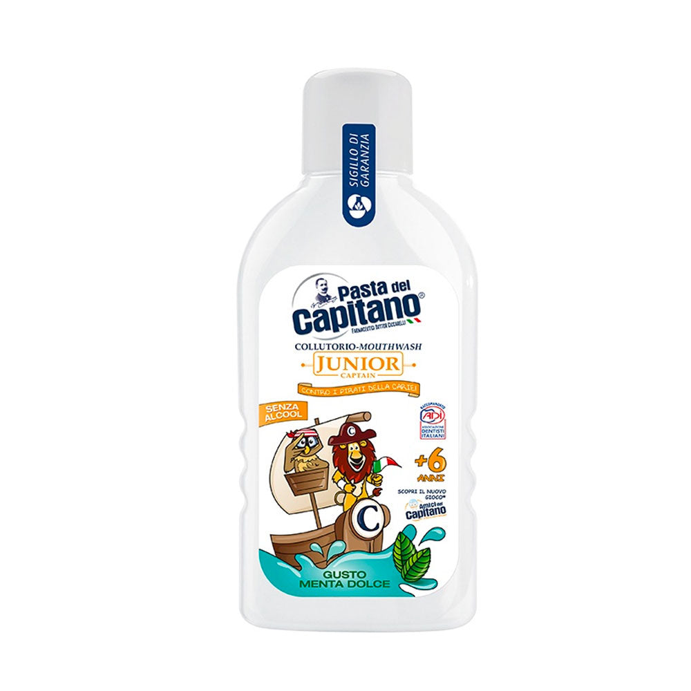 PASTA DEL CAPITANO - JUNIOR COLLUTTORIO GUSTO MENTA DOLCE - 400ML