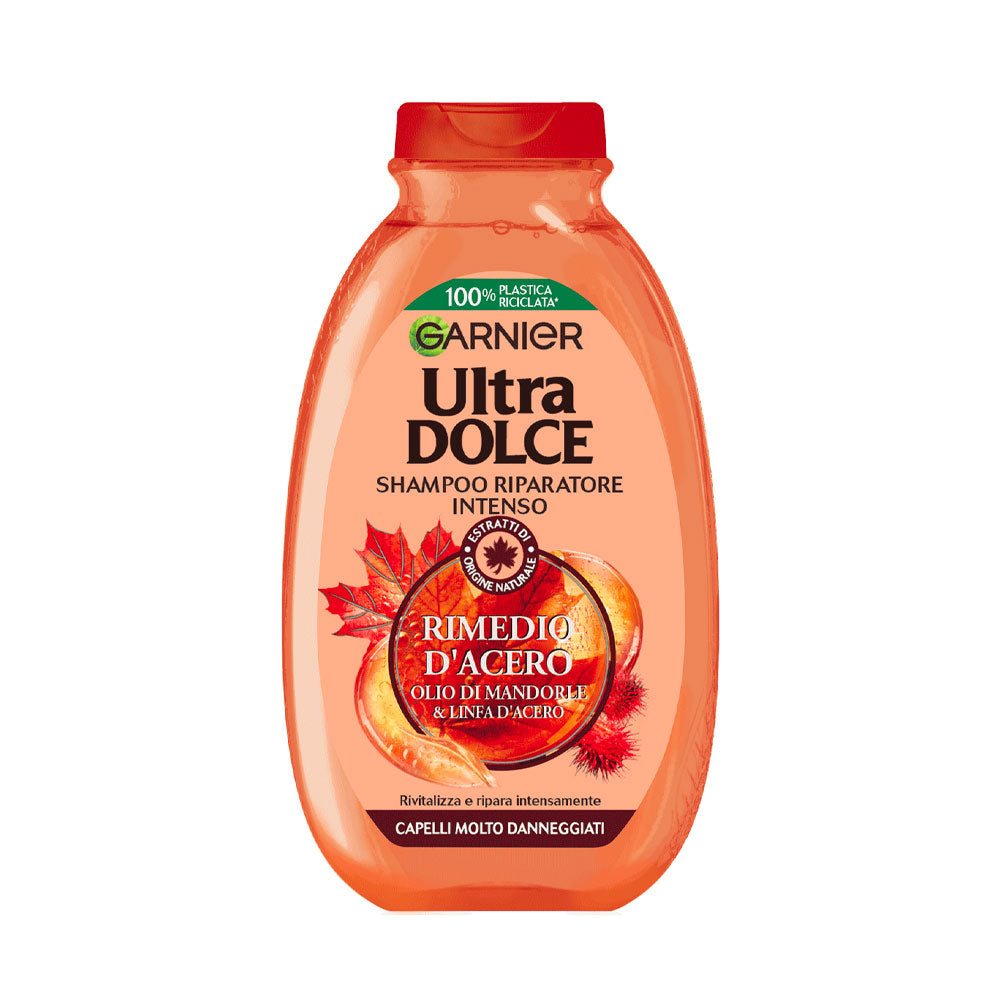 GARNIER - ULTRA DOLCE SHAMPOO RIPARATORE INTENSO RIMEDIO D’ACERO – 250ML