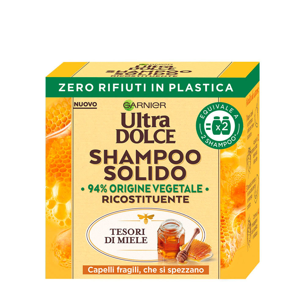 GARNIER - ULTRA DOLCE SHAMPOO SOLIDO TESORI DI MIELE - 60G