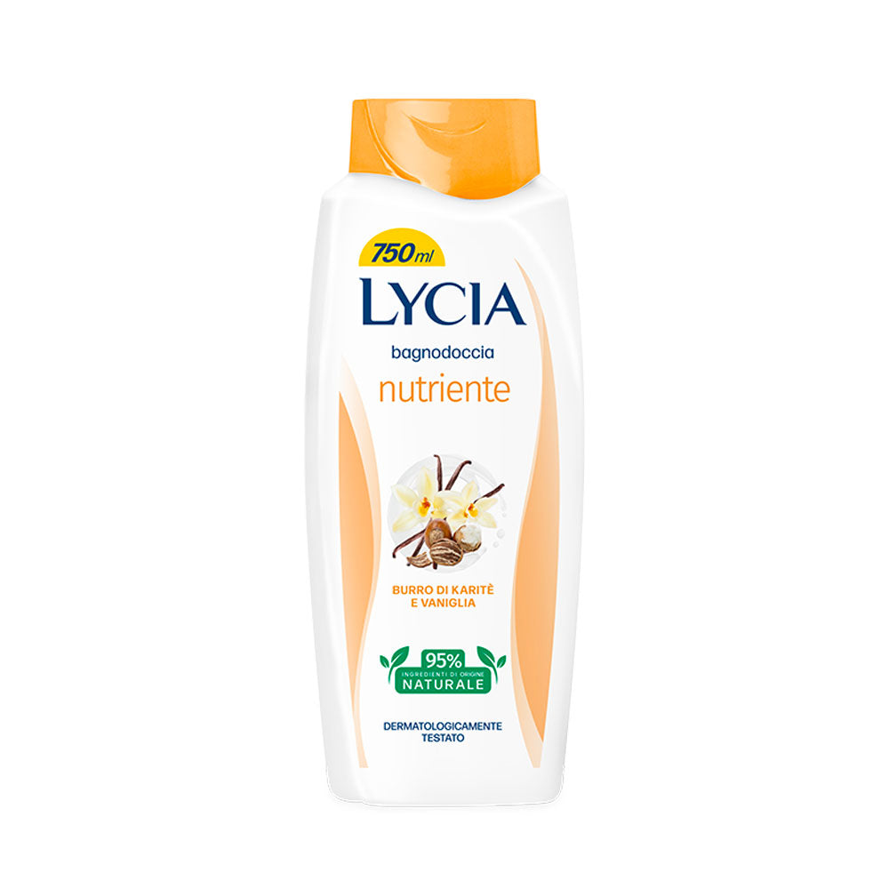 LYCIA - BAGNODOCCIA NUTRIENTE BURRO DI KARITE' E VANIGLIA - 750ML