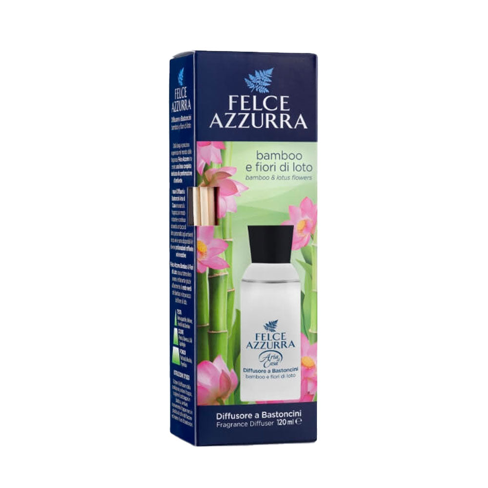 FELCE AZZURRA - ARIA DI CASA PROFUMATORE PER AMBIENTI A BASTONCINI BAMBOO E FIORI DI LOTO - 200ML
