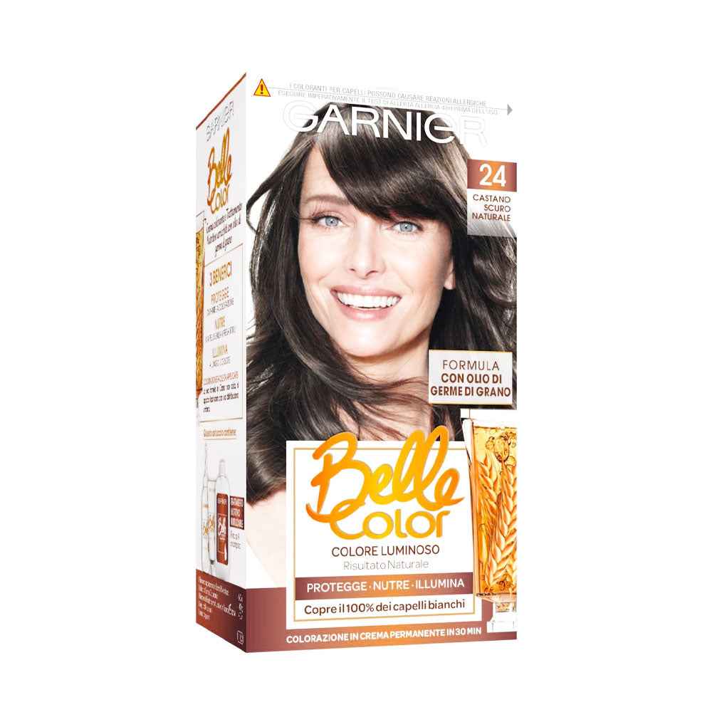 GARNIER - BELLE COLOR TINTA CAPELLI - 24 CASTANO SCURO NATURALE