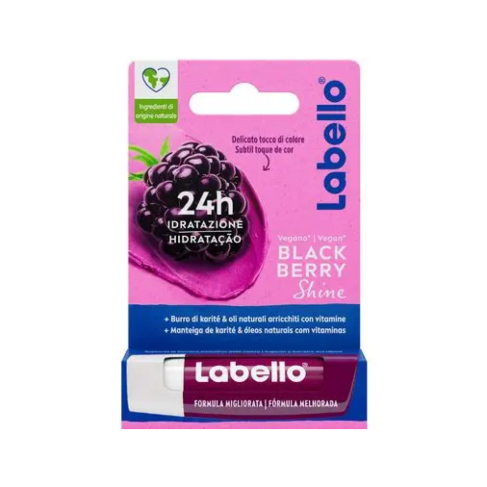 LABELLO BURROCACAO BLACKBERRY SHINE 24H IDRATAZIONE 5,5 ML