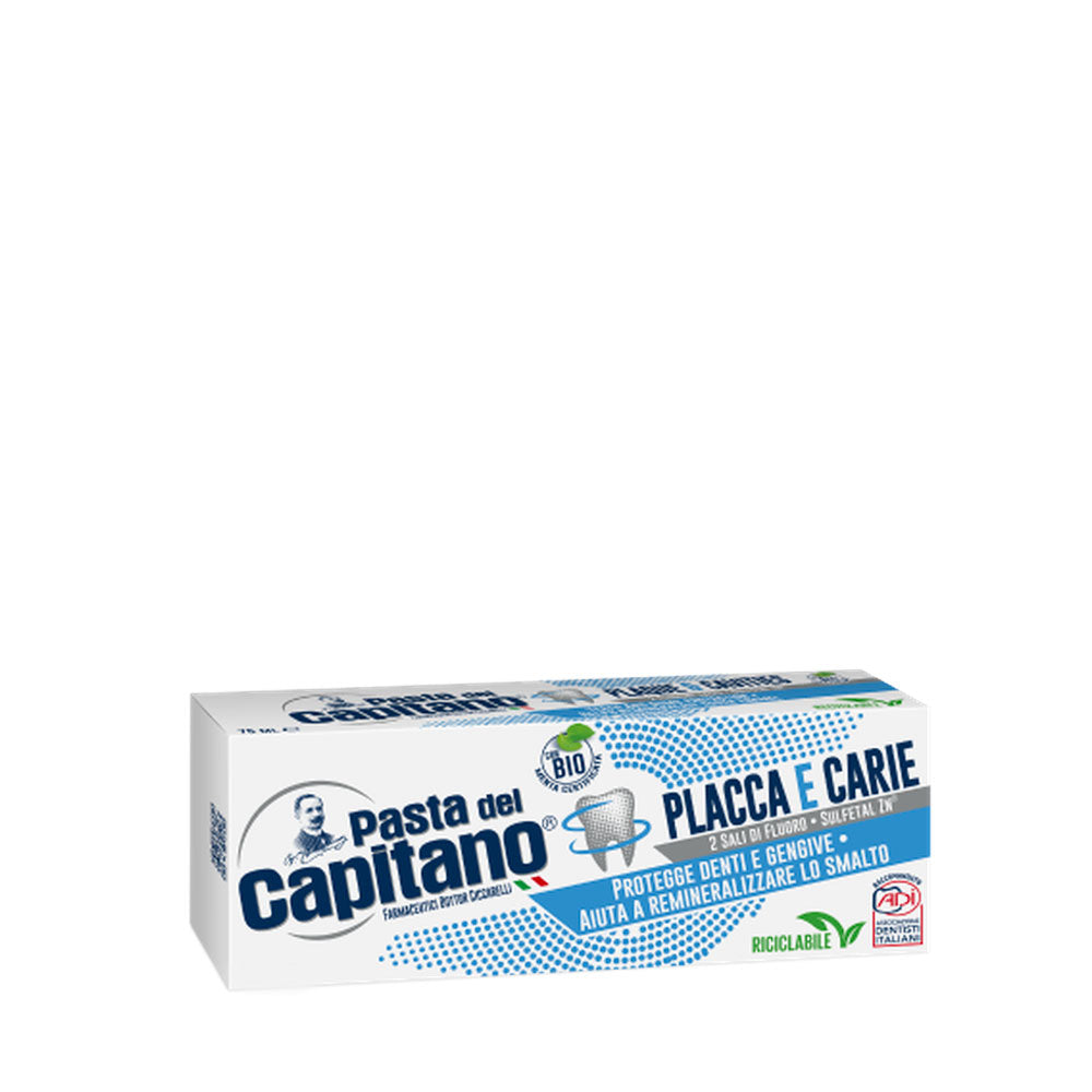 PASTA DEL CAPITANO - DENTIFRICIO PLACCA E CARIE - 100ML