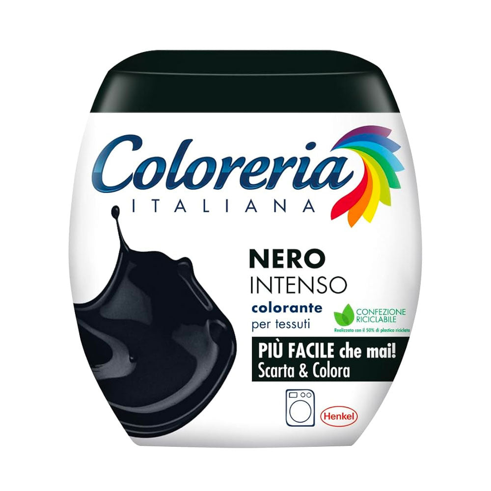 COLORERIA ITALIANA COLORANTE PER TESSUTI NERO INTENSO