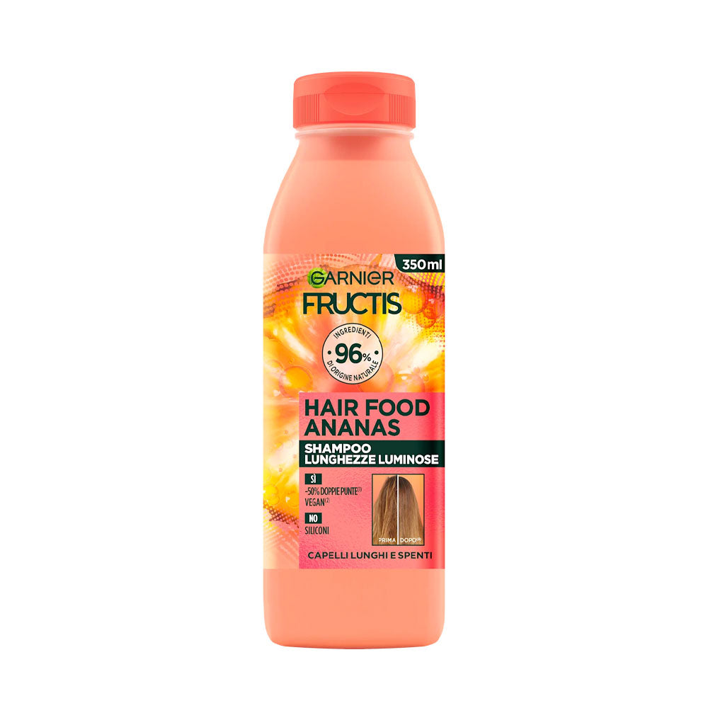 GARNIER - FRUCTIS HAIR FOOD ANANAS SHAMPOO LUNGHEZZE LUMINOSE - 350ML