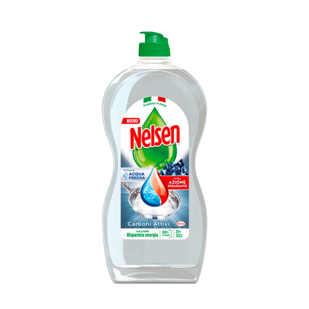 NELSEN - CLASSICO DETERSIVO PIATTI CARBONE ATTIVO - 850ML