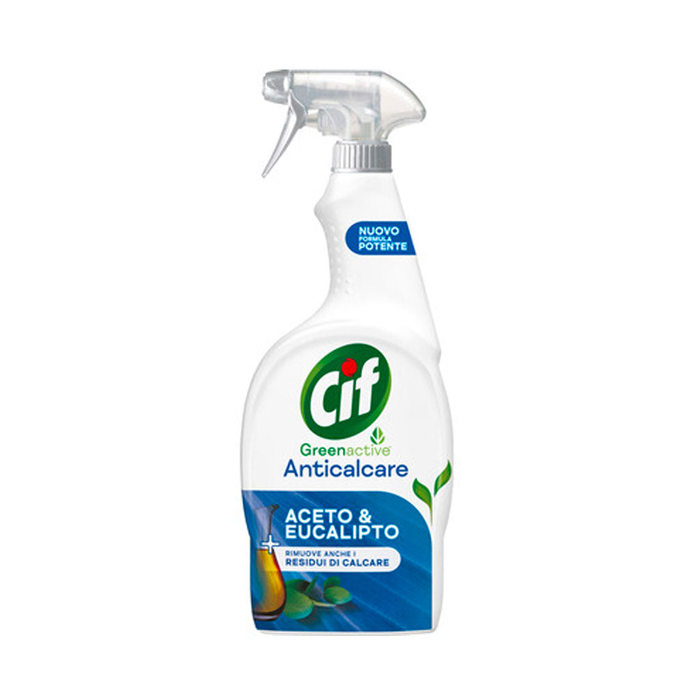 CIF - GREEN ACTIVE DETERGENTE ANTICALCARE UNIVERSALE SPRAY ACETO e EUCALIPTO 650ml