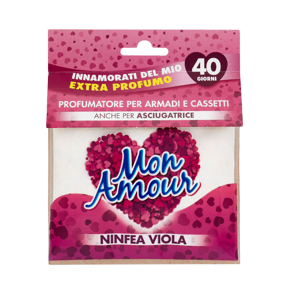 MON AMOUR - PROFUMATORE PER ARMADI CASSETTI ASCIUGATRICE NINFEA VIOLA