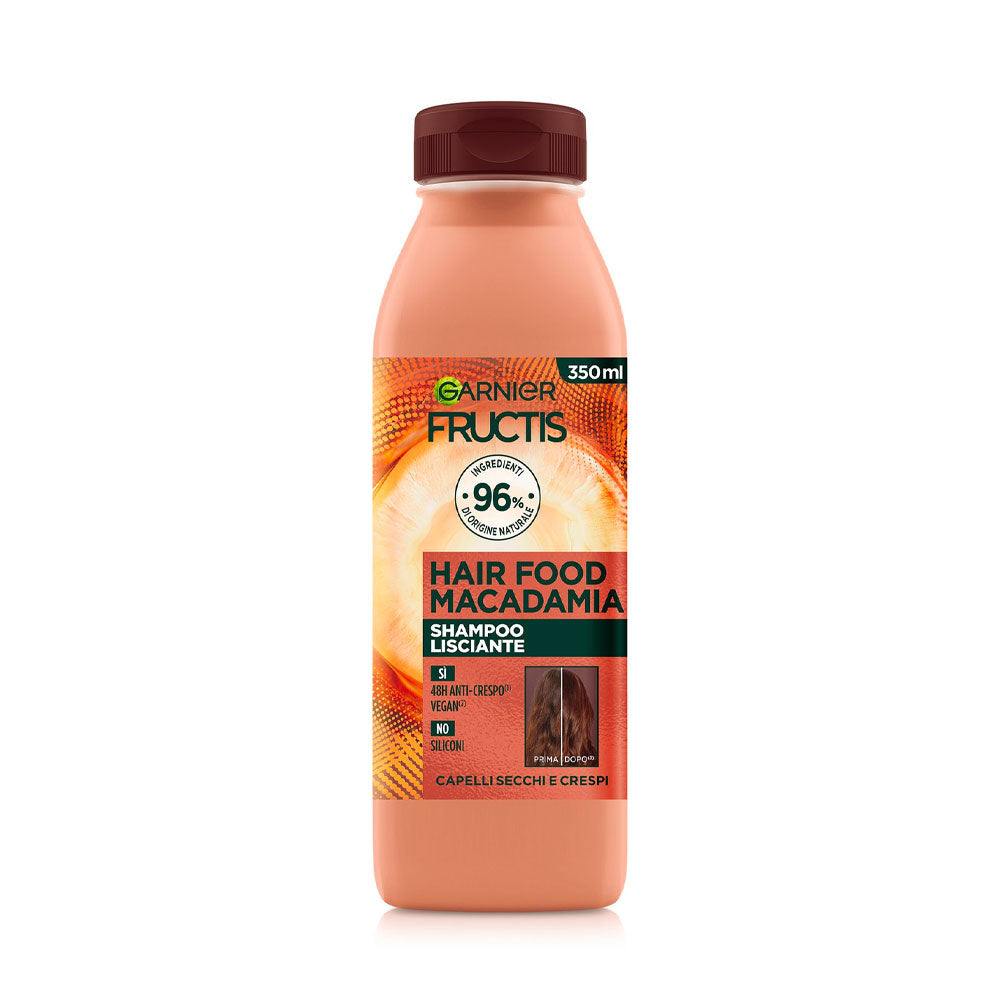 GARNIER - FRUCTIS HAIR FOOD MACADAMIA SHAMPOO LISCIANTE – 350ML