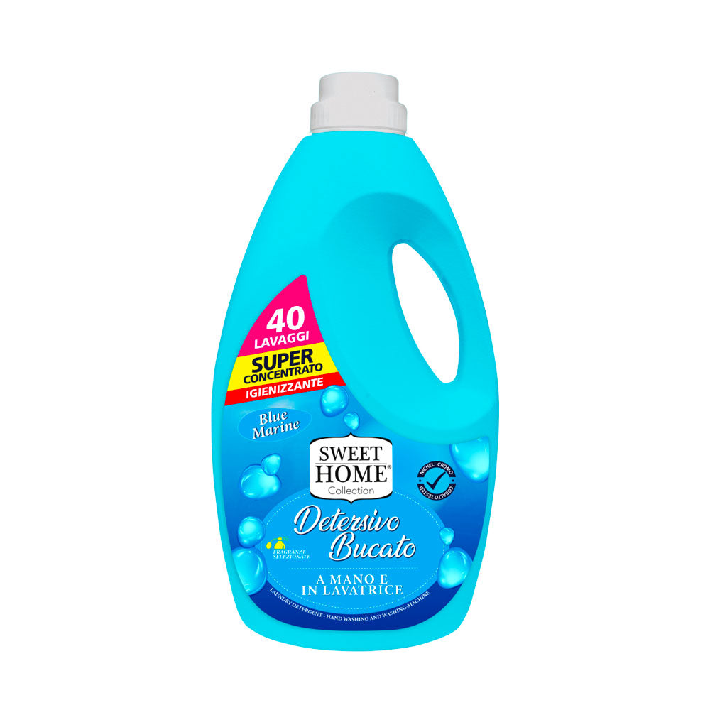 SWEET HOME - DETERSIVO LIQUIDO CONCENTRATO LAVATRICE BLUE MARINE - 40 LAVAGGI