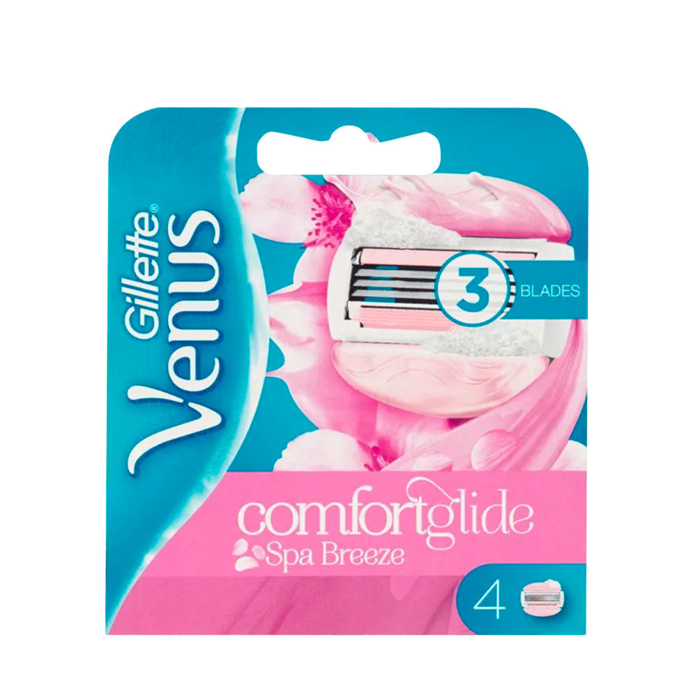 GILLETTE - VENUS COMFORTGLIDE SPA BREEZE LAME PER RASOIO DA DONNA - 4PZ