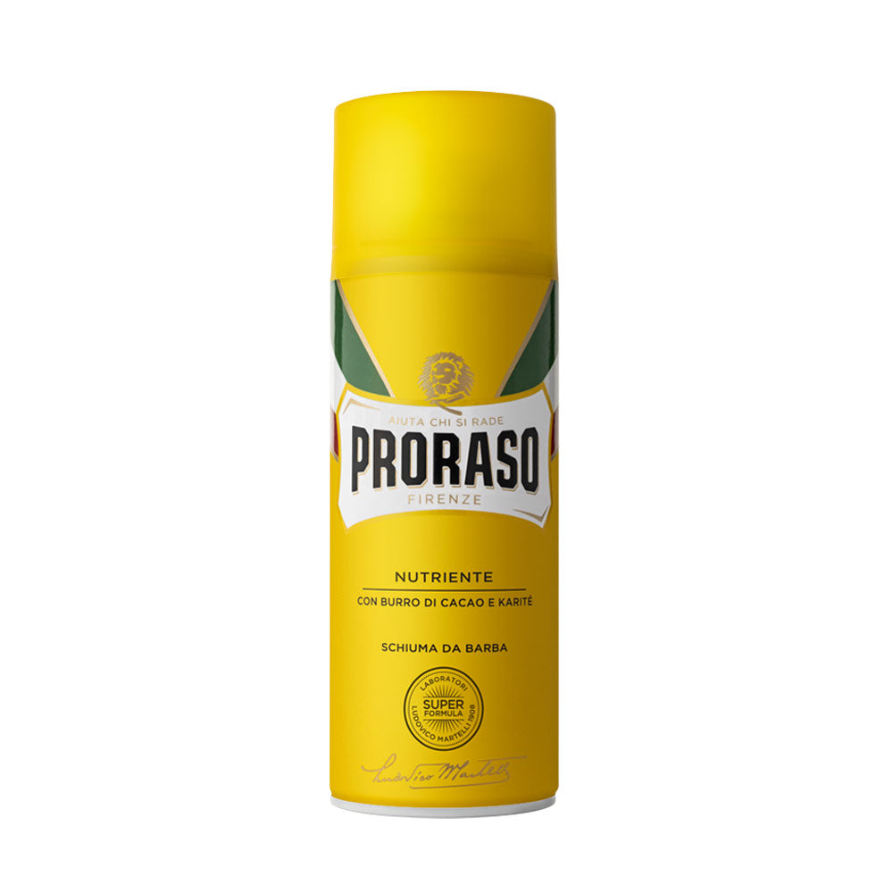 PRORASO - LINEA GIALLA SCHIUMA DA BARBA NUTRIENTE - 400ML