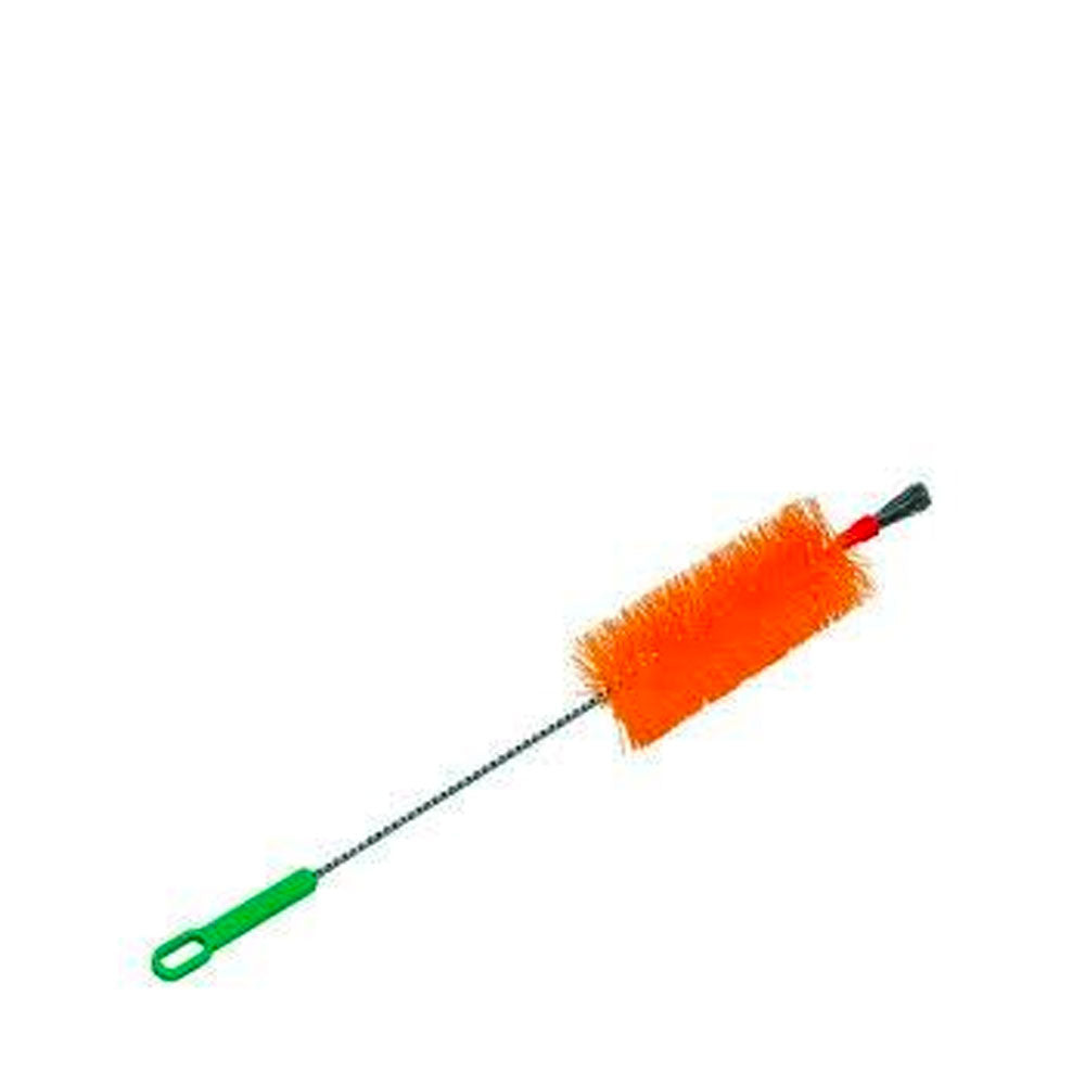 BRONZO SPAZZOLINO LAVABOTTIGLIE CON CIUFFO