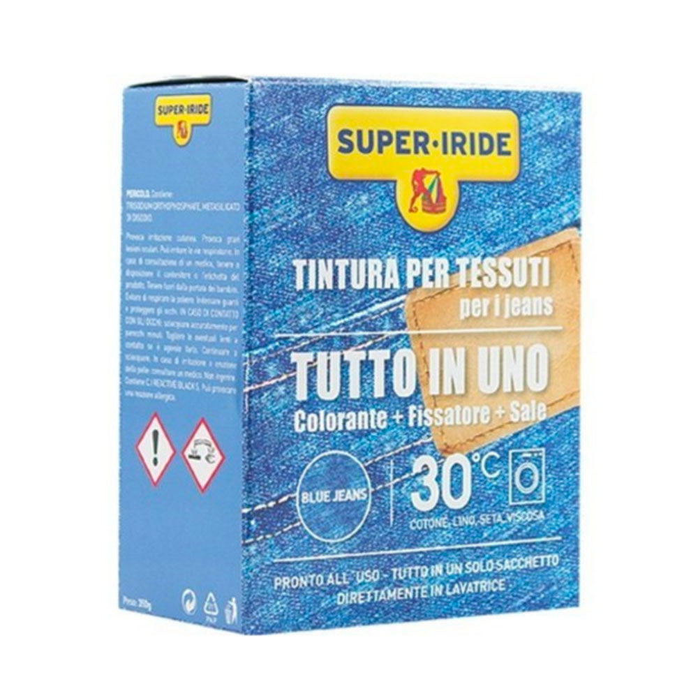 SUPER IRIDE - TINTURA PER TESSUTI IN POLVERE ALL-IN-ONE - JEANS