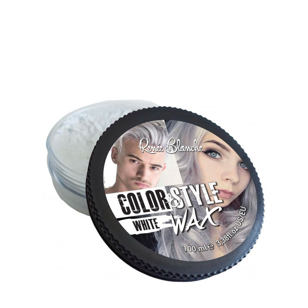 RENEE BLANCHE - COLOR&STYLE WAX CERA PER CAPELLI WHITE (BIANCO) - 100ML
