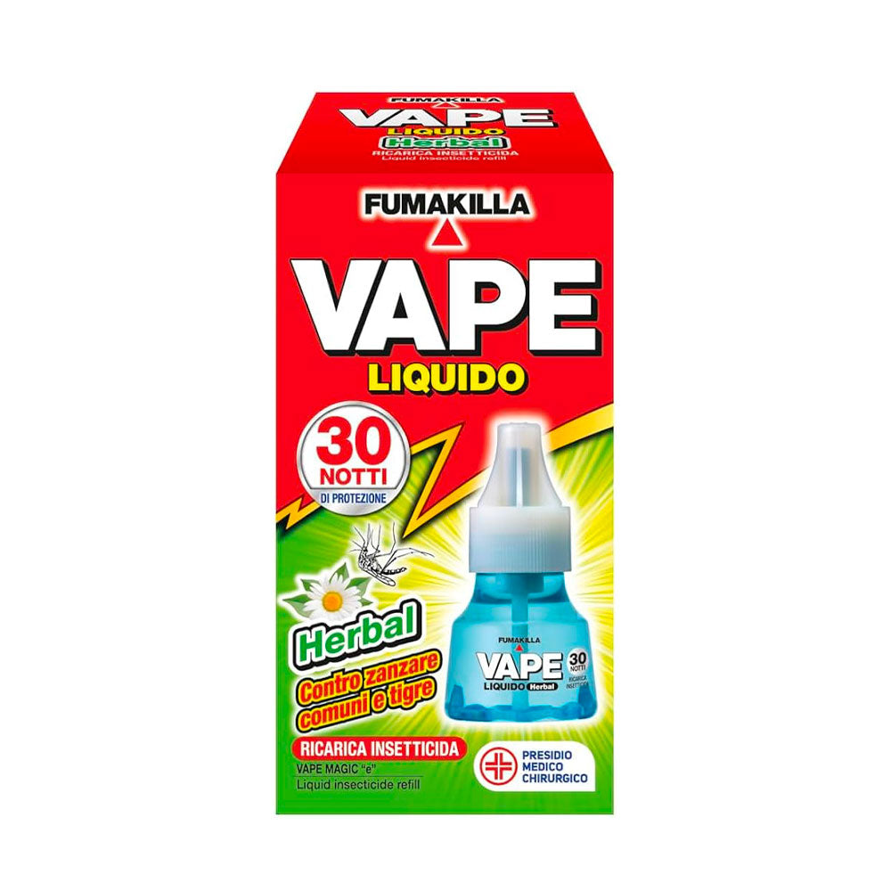 FUMAKILLA - VAPE - HERBAL - RICARICA INSETTICIDA ZANZARE - 30 NOTTI