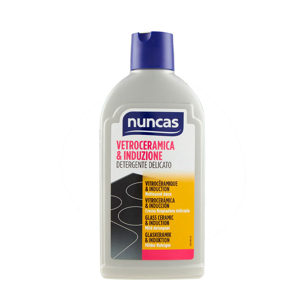 NUNCAS - CURA ELETTRODOMESTICI DETERGENTE VETROCERAMICA E INDUZIONE - 250ML