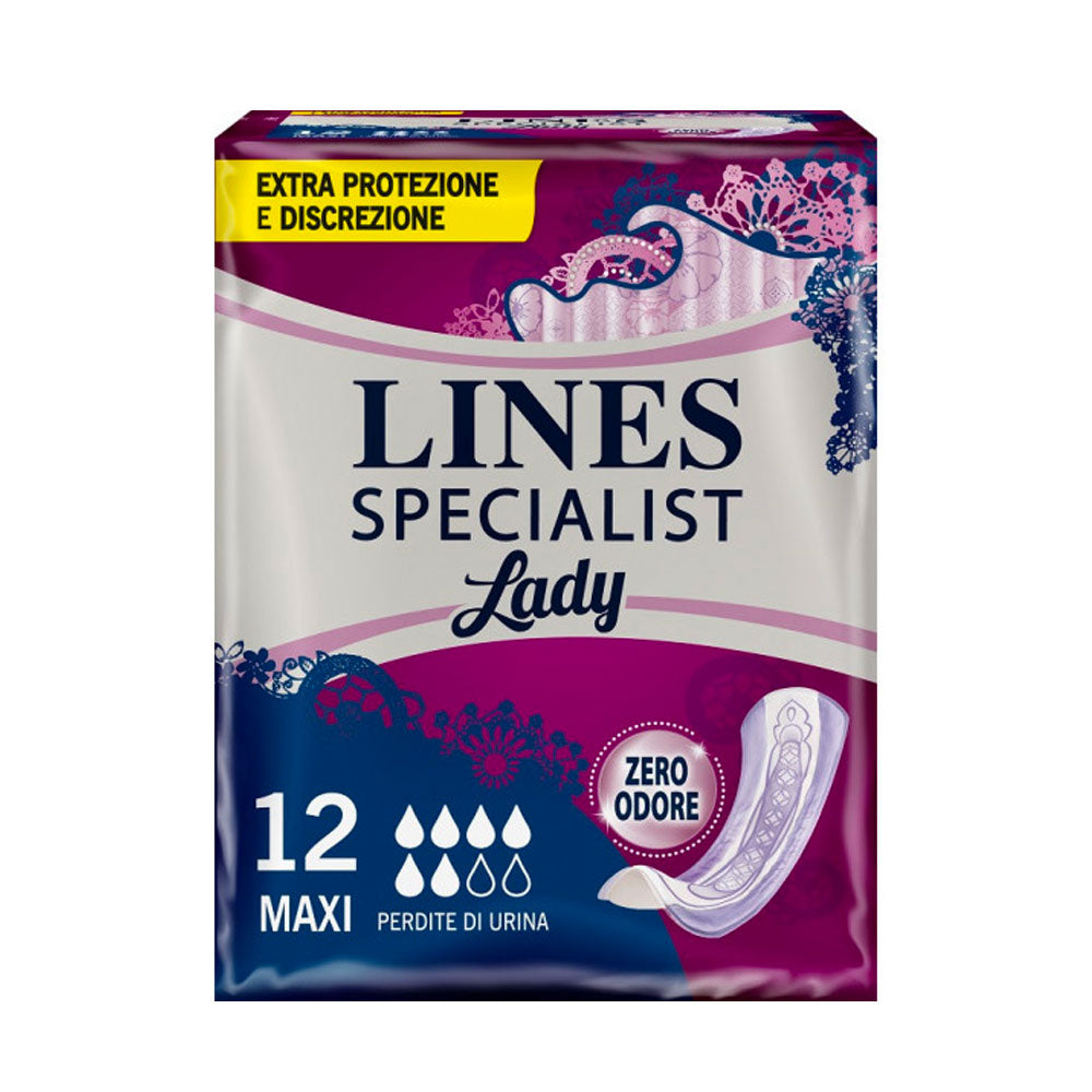 LINES - SPECIALIST LADY ASSORBENTI MAXI - 12PZ