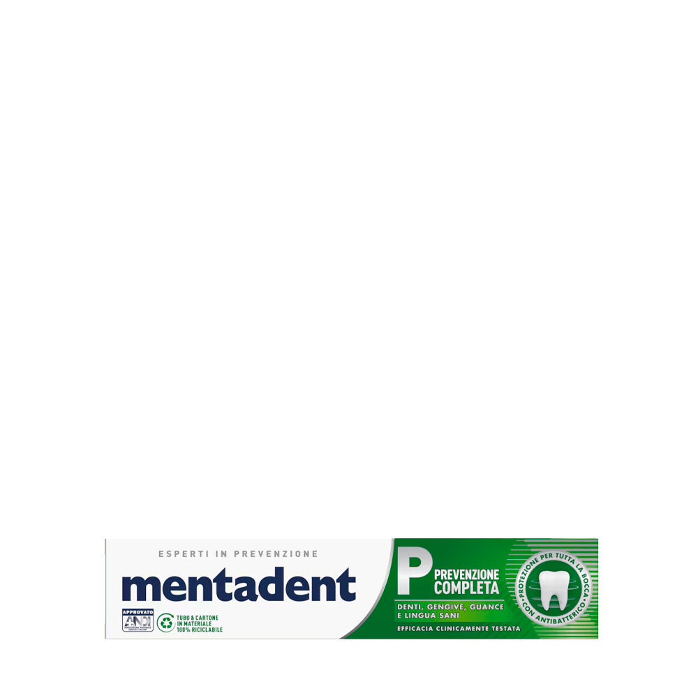 MENTADENT - DENTIFRICIO P PREVENZIONE COMPLETA CON ANTIBATTERICO - 100ML