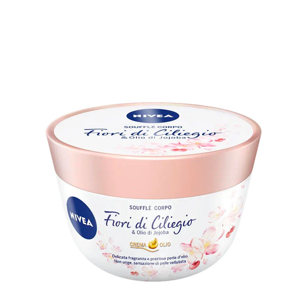 NIVEA - SOUFFLÉ CREMA CORPO FIORI DI CILIEGIO & OLIO DI JOJOBA - 200ML