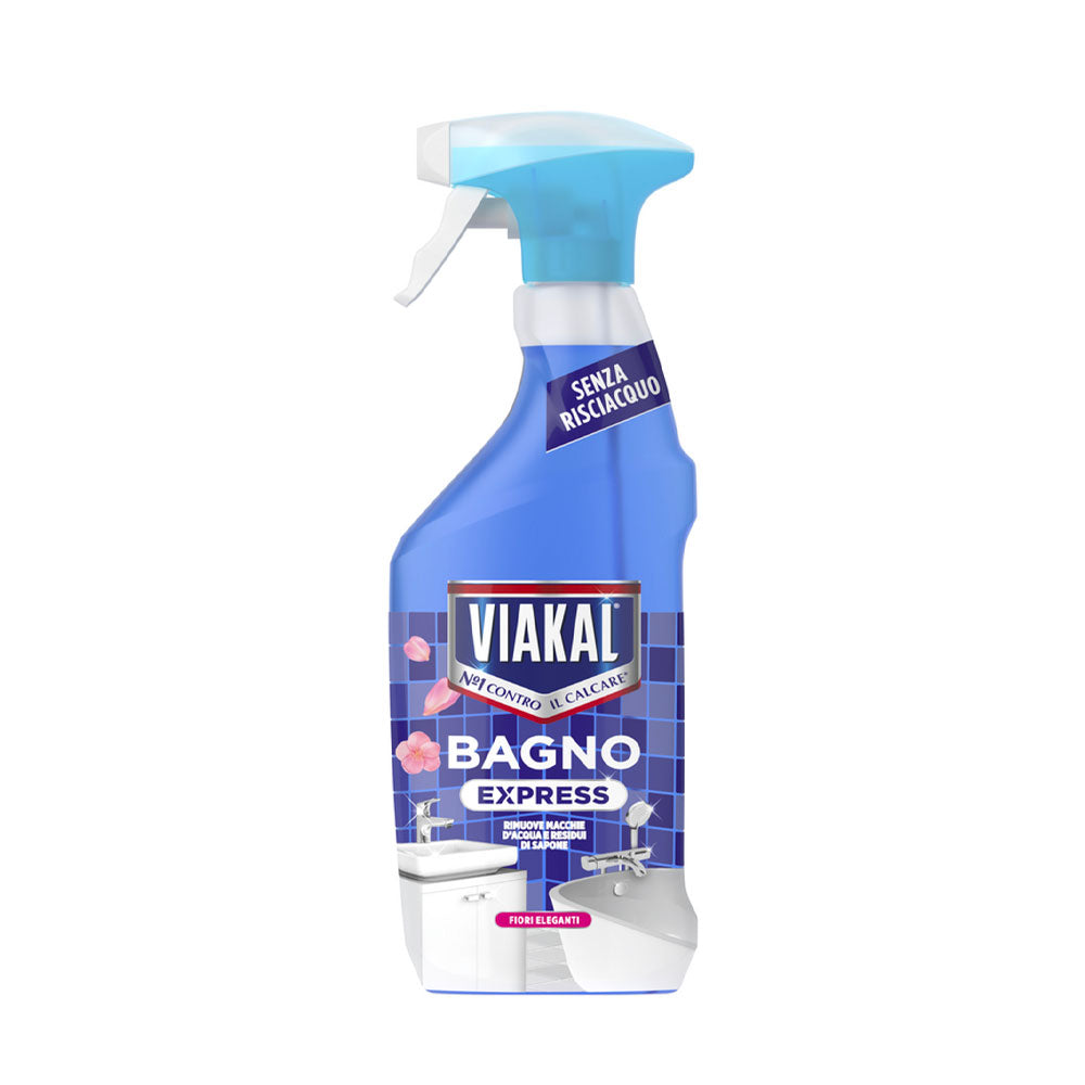 VIAKAL - BAGNO EXPRESS DETERGENTE SPRAY - FIORI ELEGANTI - 470 ML