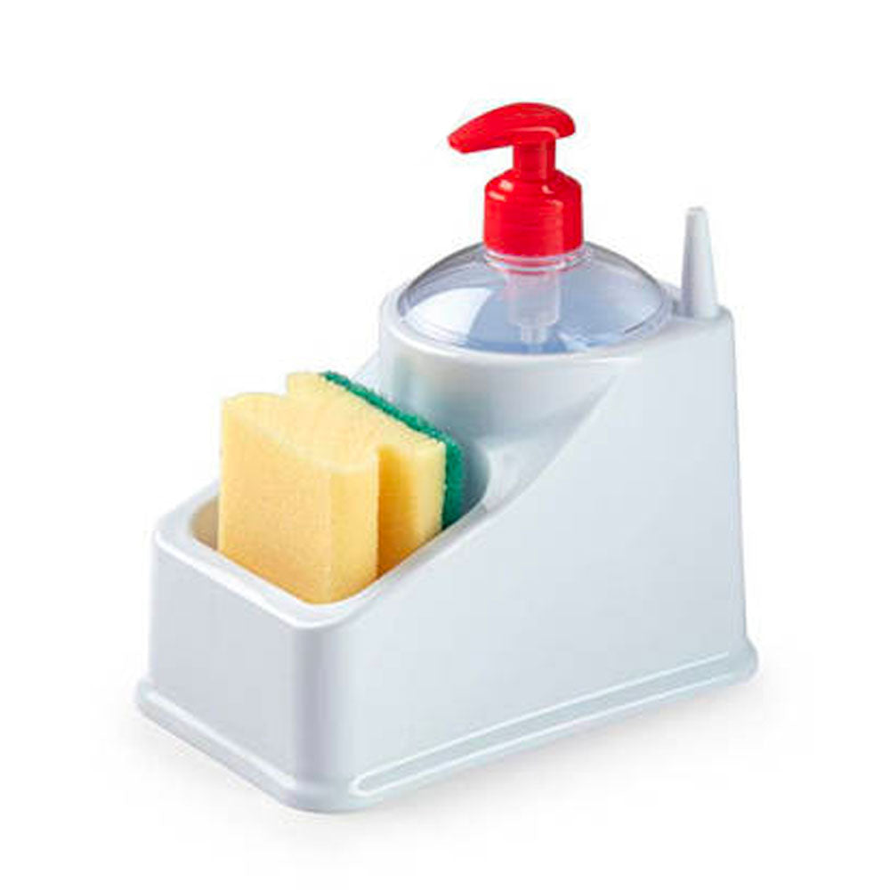 PLASTIC FORTE - DISPENSER SAPONE PIATTI CON PORTASPUGNA