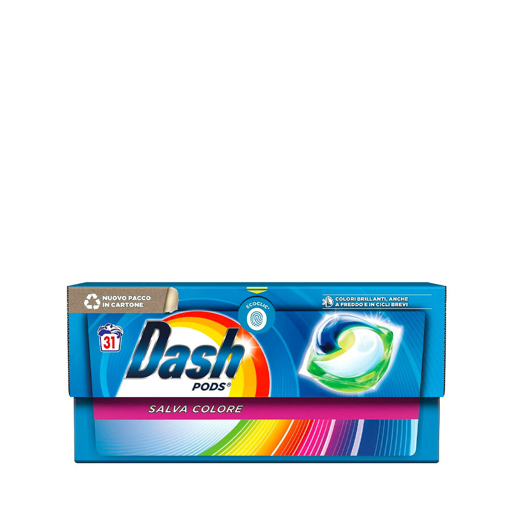 DASH - DETERSIVO LAVATRICE PODS SALVA COLORE 32 LAVAGGI