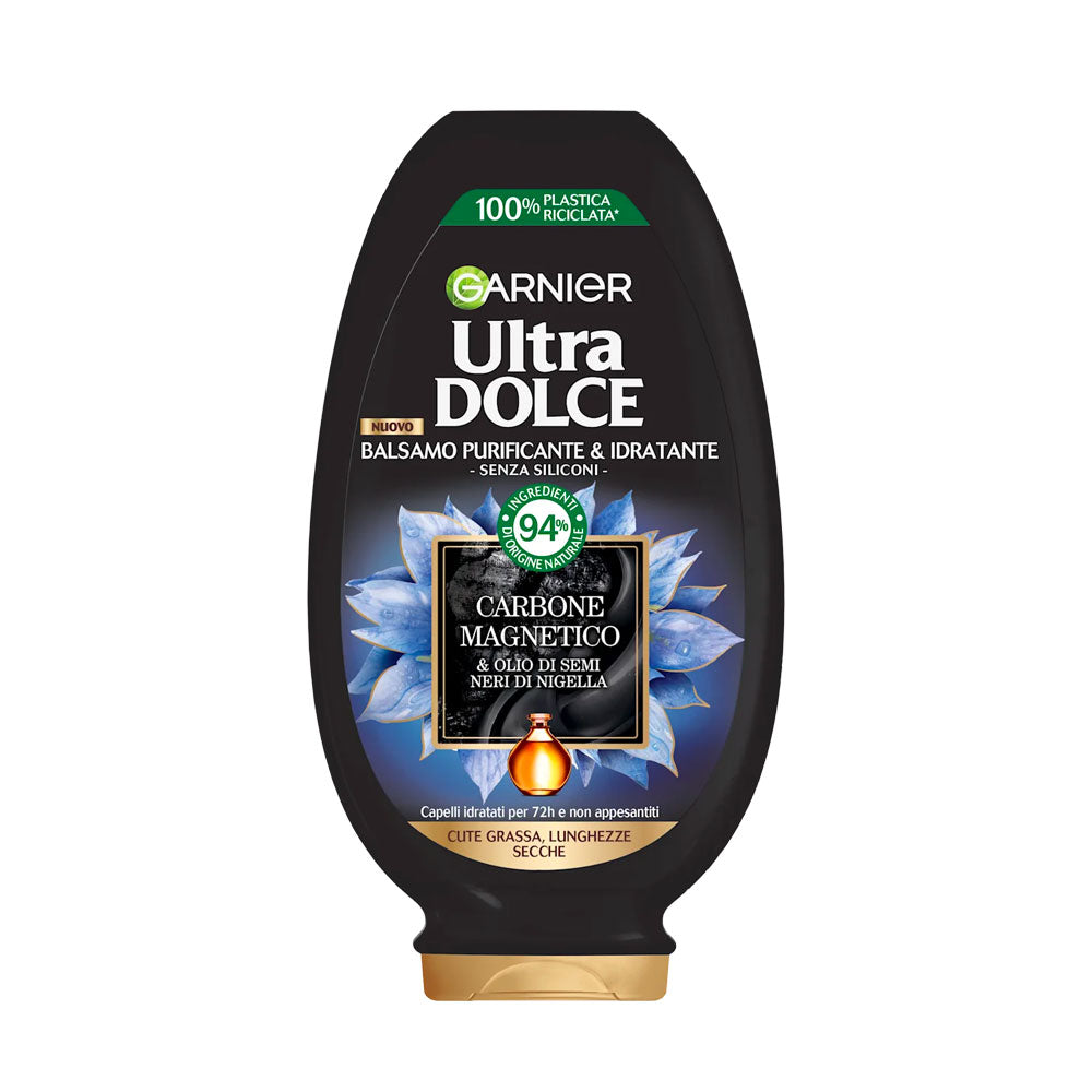 GARNIER - ULTRA DOLCE BALSAMO PURIFICANTE E IDRATANTE CARBONE MAGNETICO - 200ML